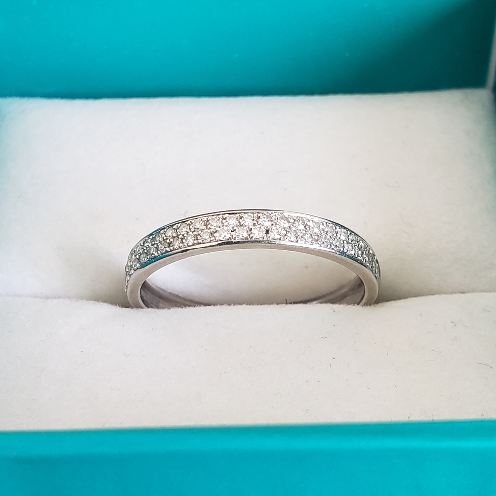 Effy 14k Gold Half Eternity Diamond Ring